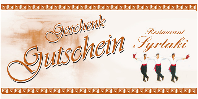 Ansicht Geschenkgutschein